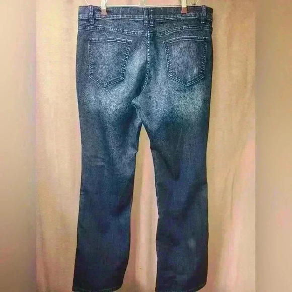 NY&C bootcut sz 12 womans jeans darkwash - Picture 2 of 4